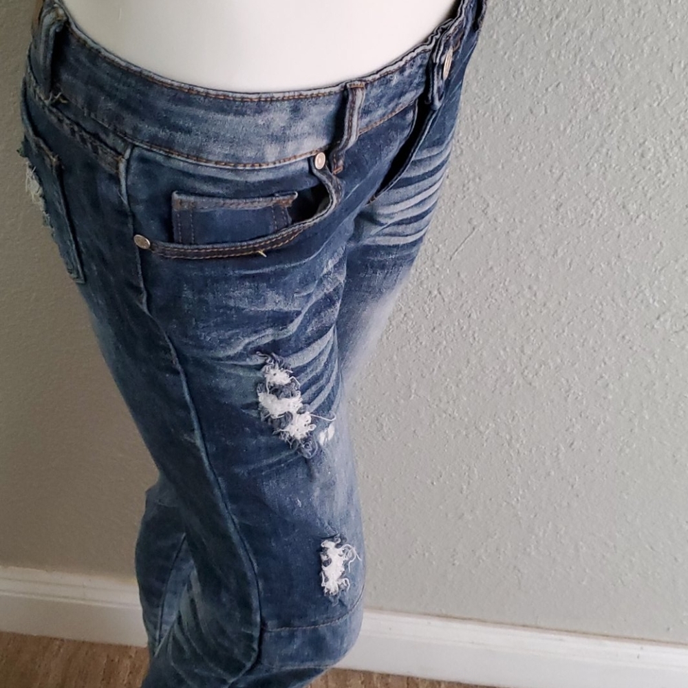 Kroix Designer Ripped jeans with pockets - Picture 10 of 13